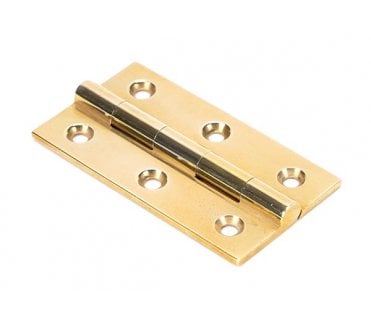 From The Anvil Polished Brass 64mm Butt Hinge (Pair)