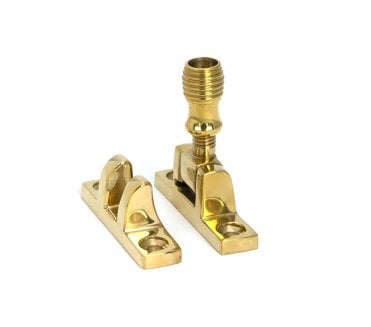 From The Anvil Polished Brass Beehive Brighton Fastener - Narrow (Square)