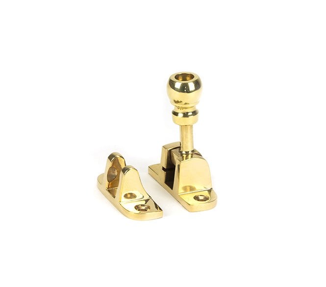 From The Anvil Polished Brass Mushroom Brighton Fastener (Radiused)