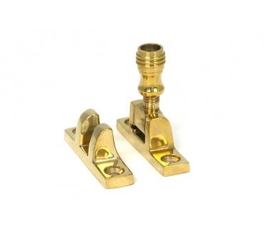From The Anvil Polished Brass Prestbury Brighton Fastener - Narrow (Square)