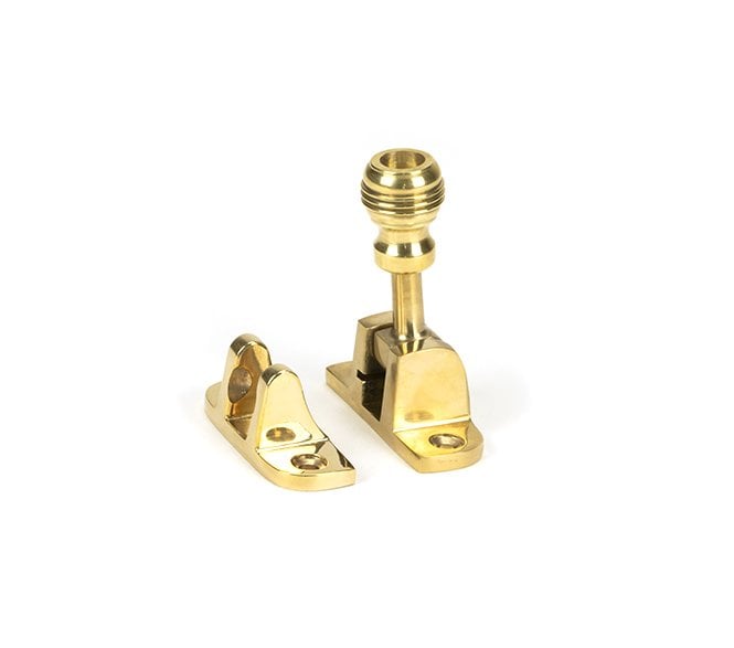 From The Anvil Polished Brass Prestbury Brighton Fastener (Radiused)