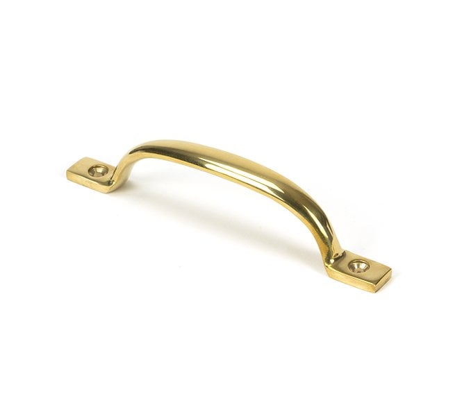 From The Anvil Polished Brass Slim Sash Pull
