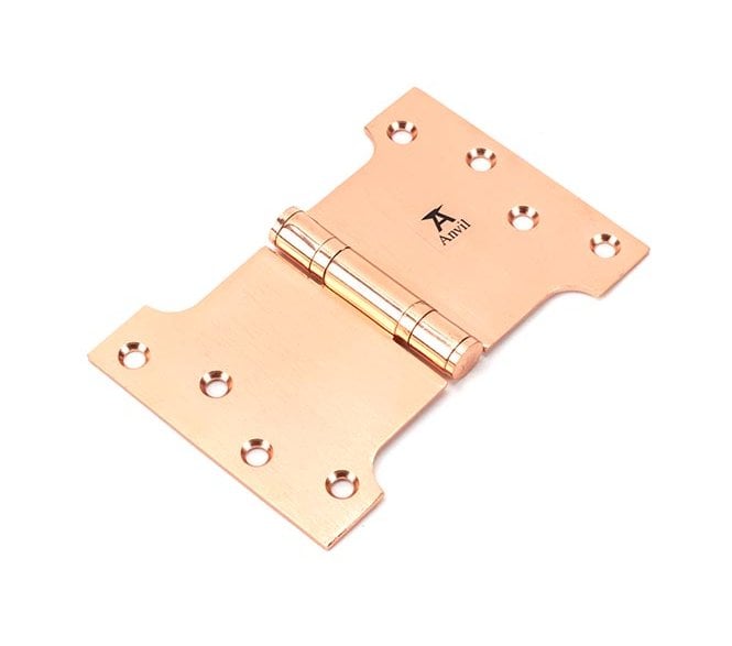 From The Anvil Polished Bronze  102x102x150mm Parliament Hinge (Pair)