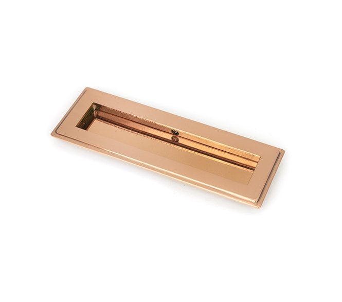 From The Anvil Polished Bronze 175mm Art Deco Rectangular Pull