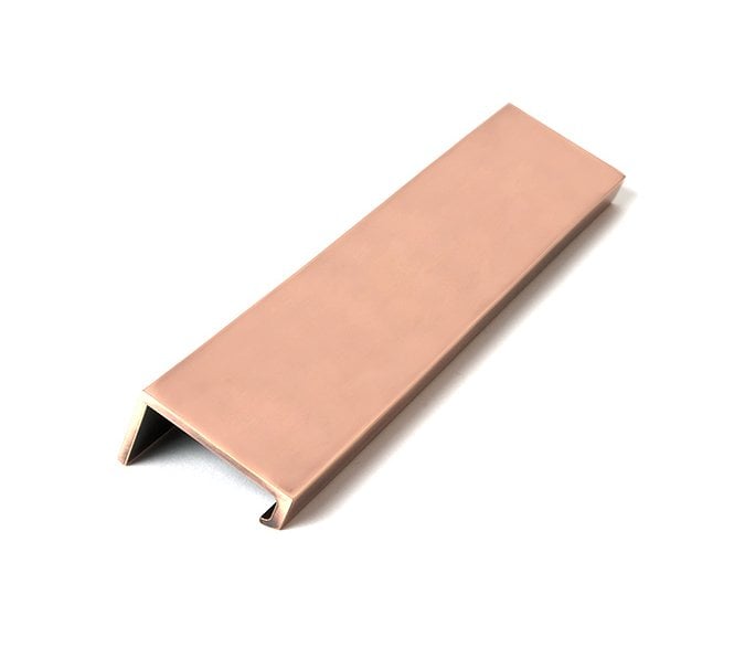 From The Anvil Polished Bronze 200mm Plain Edge Pull
