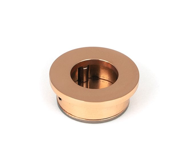 From The Anvil Polished Bronze 34mm Round Finger Edge Pull
