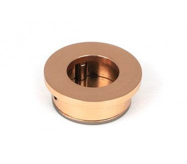 From The Anvil Polished Bronze 34mm Round Finger Edge Pull