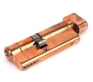 From The Anvil Polished Bronze 35/45T 5pin Euro Cylinder/Thumbturn