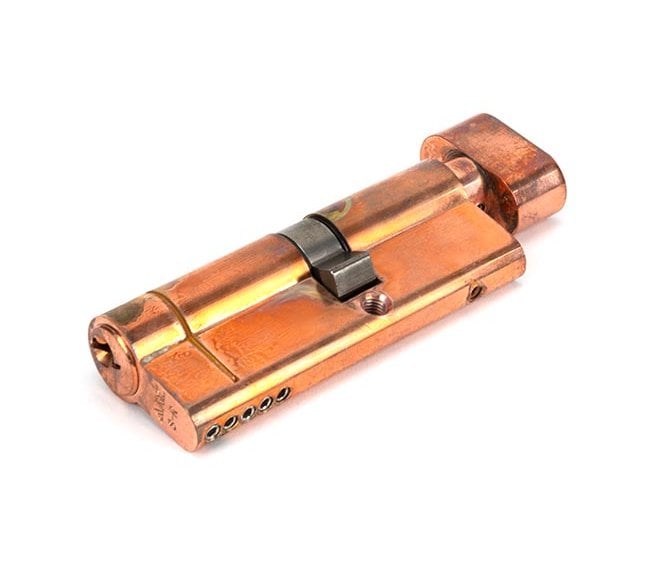From The Anvil Polished Bronze 35T/45 5pin Euro Cylinder/Thumbturn