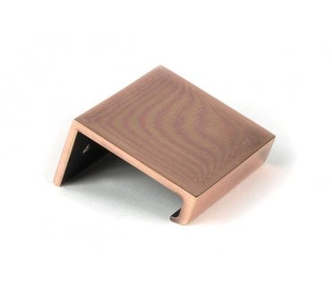 From The Anvil Polished Bronze 50mm Plain Edge Pull