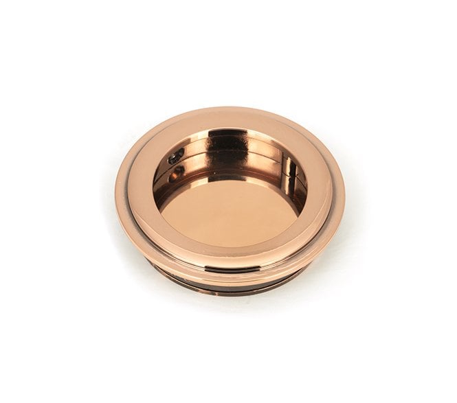 From The Anvil Polished Bronze 60mm Art Deco Round Pull