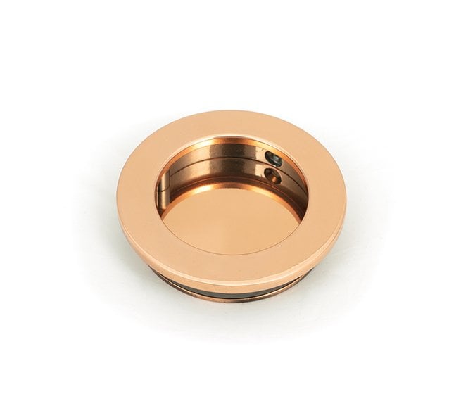 From The Anvil Polished Bronze 60mm Plain Round Pull