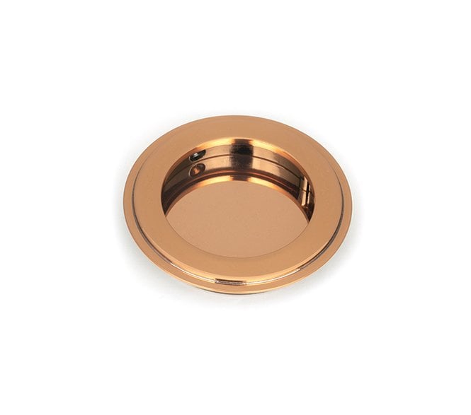 From The Anvil Polished Bronze 75mm Art Deco Round Pull