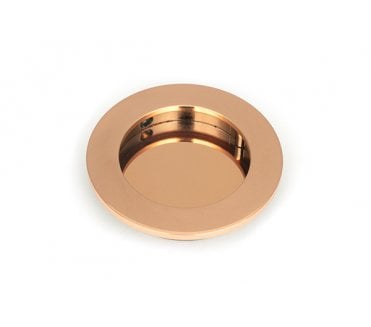 From The Anvil Polished Bronze 75mm Plain Round Pull