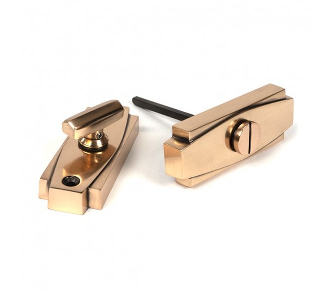 From The Anvil Polished Bronze Art Deco Thumbturn