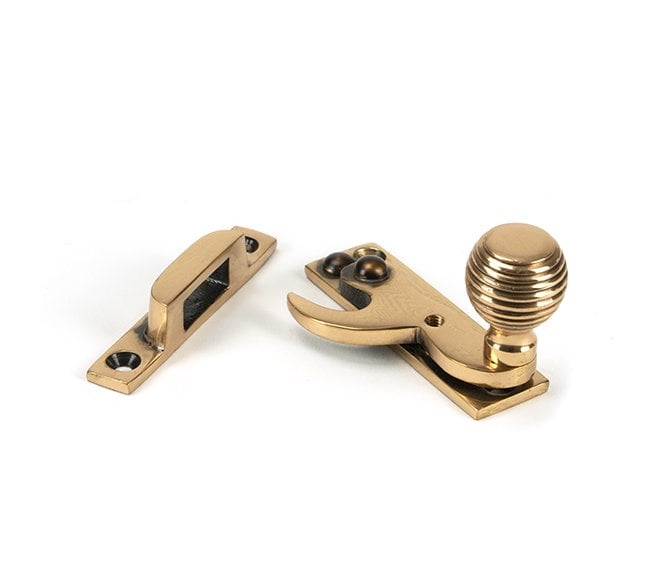 From The Anvil Polished Bronze Beehive Sash Hook Fastener