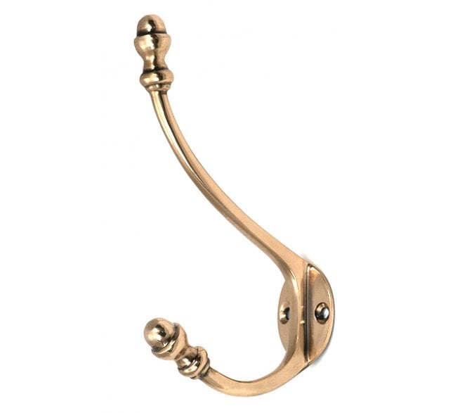 From The Anvil Polished Bronze Hat & Coat Hook