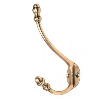 From The Anvil Polished Bronze Hat & Coat Hook