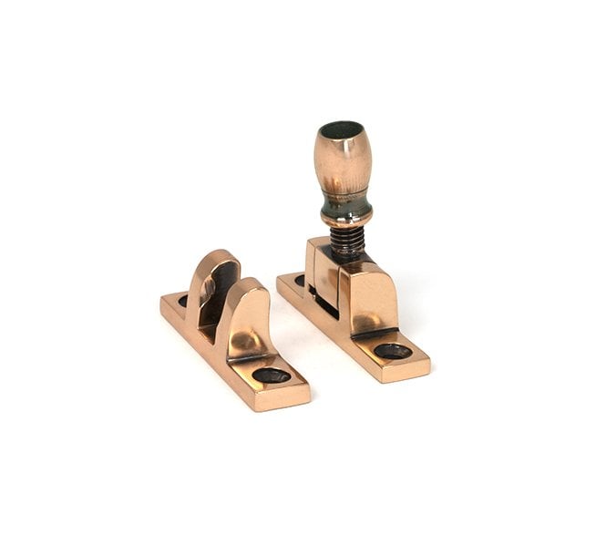 From The Anvil Polished Bronze Mushroom Brighton Fastener - Narrow (Square)