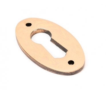 From The Anvil Polished Bronze Oval Escutcheon