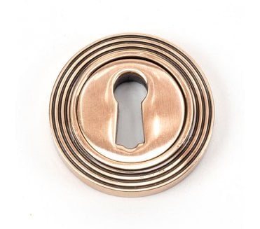 From The Anvil Polished Bronze Round Escutcheon (Beehive)