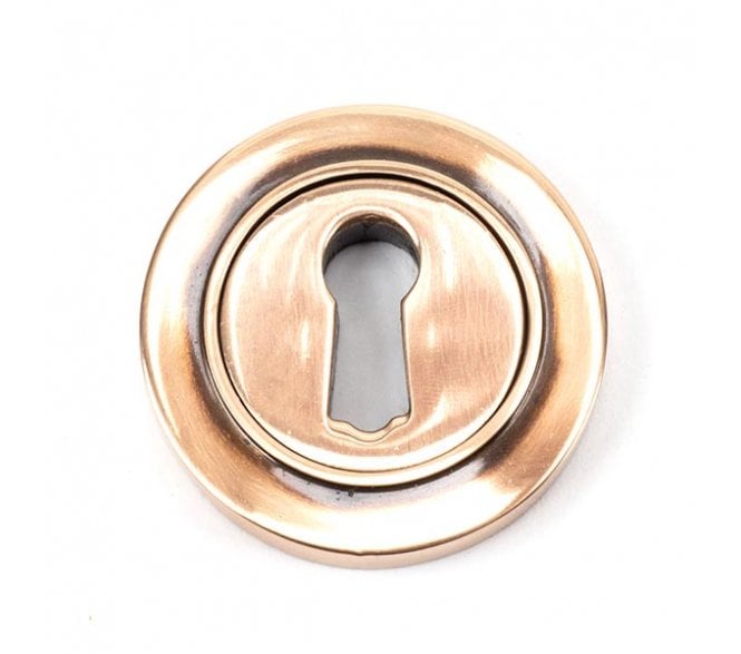 From The Anvil Polished Bronze Round Escutcheon (Plain)