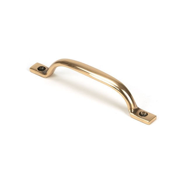 From The Anvil Polished Bronze Slim Sash Pull