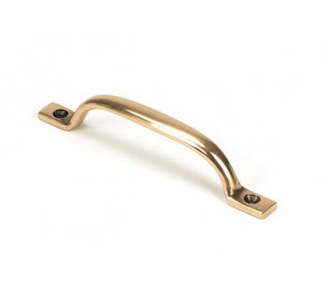 From The Anvil Polished Bronze Slim Sash Pull