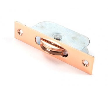 From The Anvil Polished Bronze Square Ended Sash Pulley 75kg
