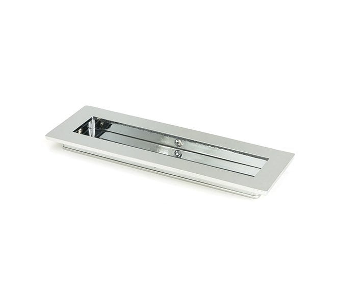 From The Anvil Polished Chrome 175mm Plain Rectangular Pull