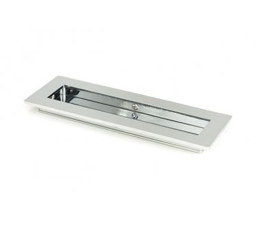 From The Anvil Polished Chrome 175mm Plain Rectangular Pull