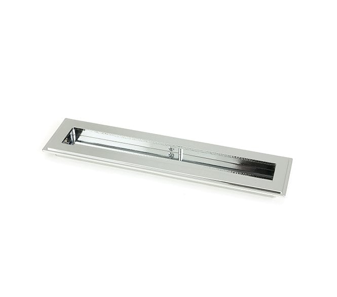 From The Anvil Polished Chrome 250mm Art Deco Rectangular Pull