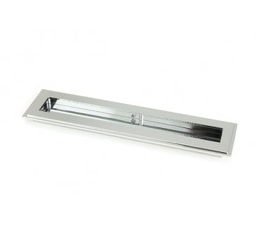 From The Anvil Polished Chrome 250mm Art Deco Rectangular Pull
