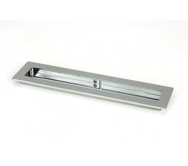 From The Anvil Polished Chrome 250mm Plain Rectangular Pull