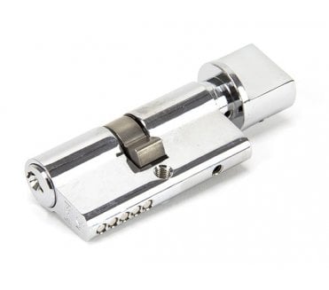 From The Anvil Polished Chrome 30/30 Euro Cylinder/Thumbturn