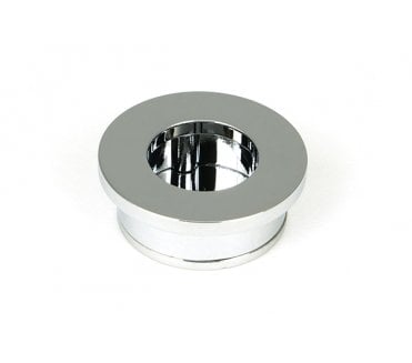 From The Anvil Polished Chrome 34mm Round Finger Edge Pull