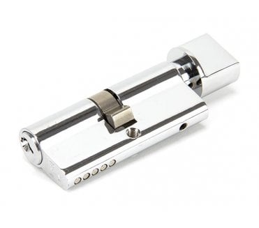 From The Anvil Polished Chrome 35/35 Euro Cylinder/Thumbturn