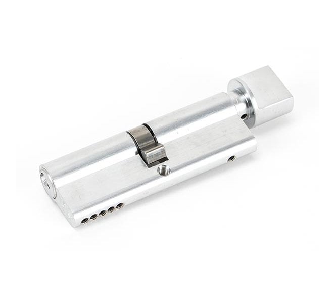 From The Anvil Polished Chrome 45/45 5pin Euro Cylinder/Thumbturn