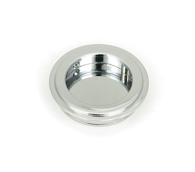From The Anvil Polished Chrome 60mm Art Deco Round Pull