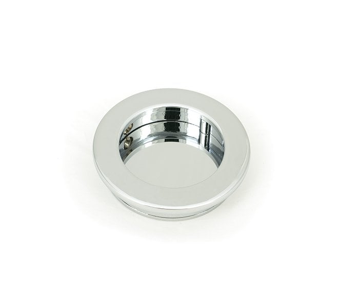 From The Anvil Polished Chrome 60mm Plain Round Pull