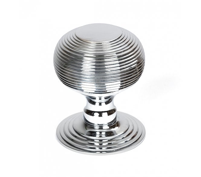 From The Anvil Polished Chrome Beehive Centre Door Knob