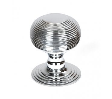 From The Anvil Polished Chrome Beehive Centre Door Knob
