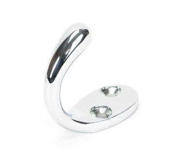 From The Anvil Polished Chrome Celtic Single Robe Hook
