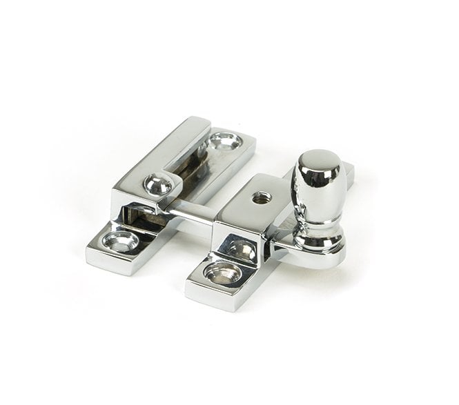 From The Anvil Polished Chrome Mushroom Quadrant Fastener - Narrow