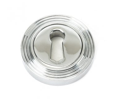 From The Anvil Polished Chrome Round Escutcheon (Beehive)