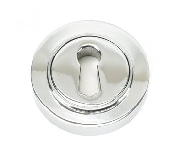 From The Anvil Polished Chrome Round Escutcheon (Plain)