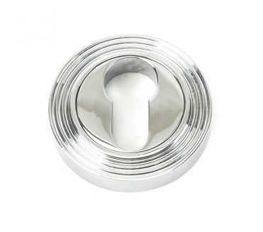 From The Anvil Polished Chrome Round Euro Escutcheon (Beehive)
