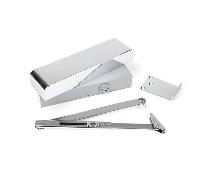 From The Anvil Polished Chrome Size 2-5 Door Closer & Cover