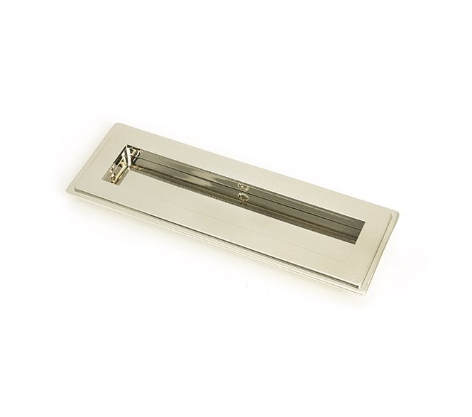 From The Anvil Polished Nickel 175mm Art Deco Rectangular Pull