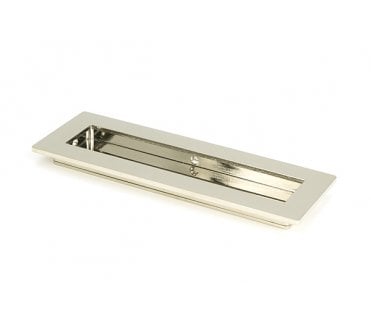 From The Anvil Polished Nickel 175mm Plain Rectangular Pull
